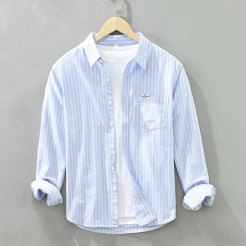 Men’s Shirt Cotton Casual Cotton Comfort Fit