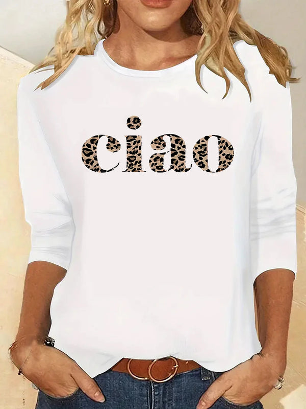 Women’s Sweatshirt Crewneck Casual Graphic Long Sleeve