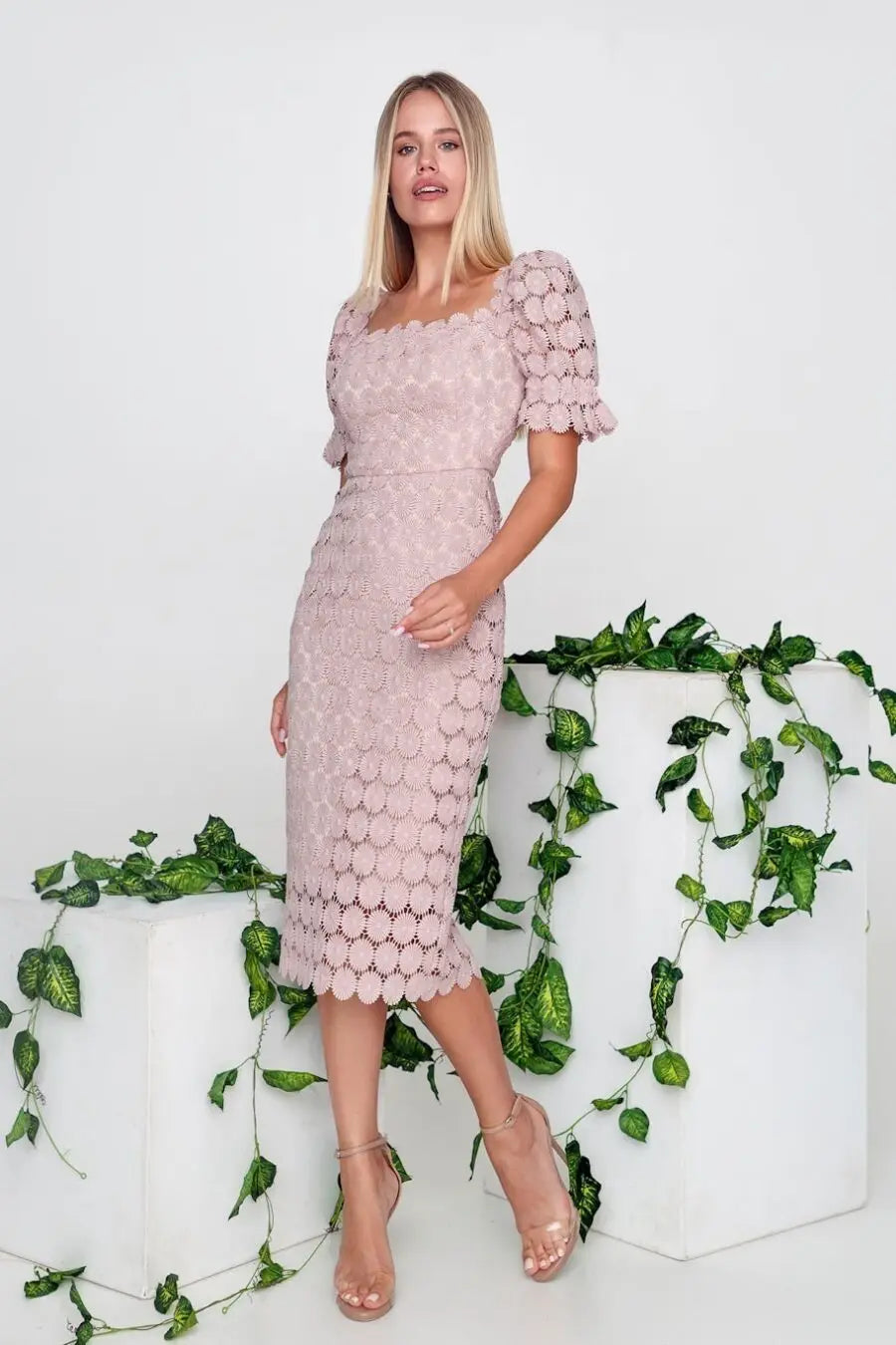 Women’s Dress Midi Solid Color Summer Casual