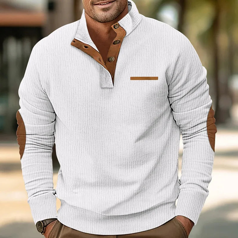 Men’s Hoodie Kangaroo Pocket Long Sleeve Winter Pullover Fleece Poly Blend