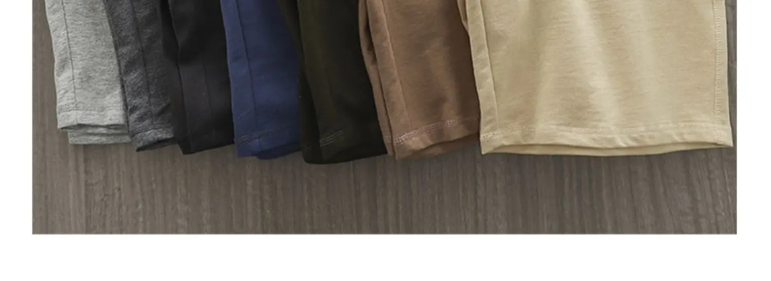Men’s Shirt Cotton Casual Solid Color Summer