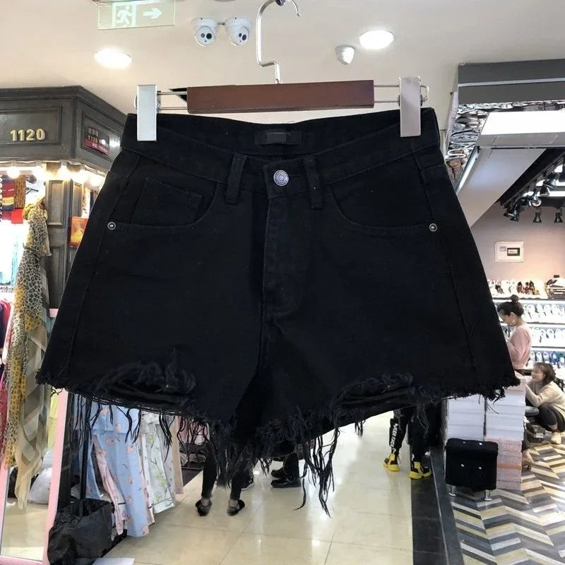 Women’s Shorts High Waist Denim Summer