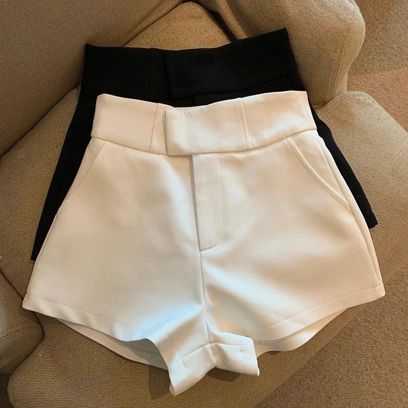 Women’s Shorts High Waist Casual Slim Fit