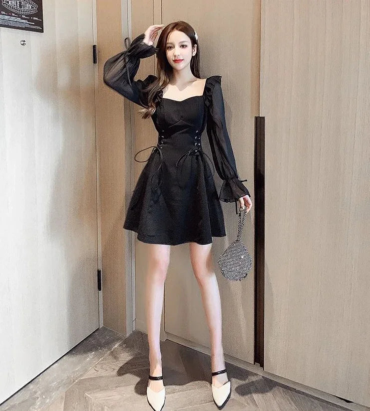 Women’s Dress Chiffon Casual Mini A-Line