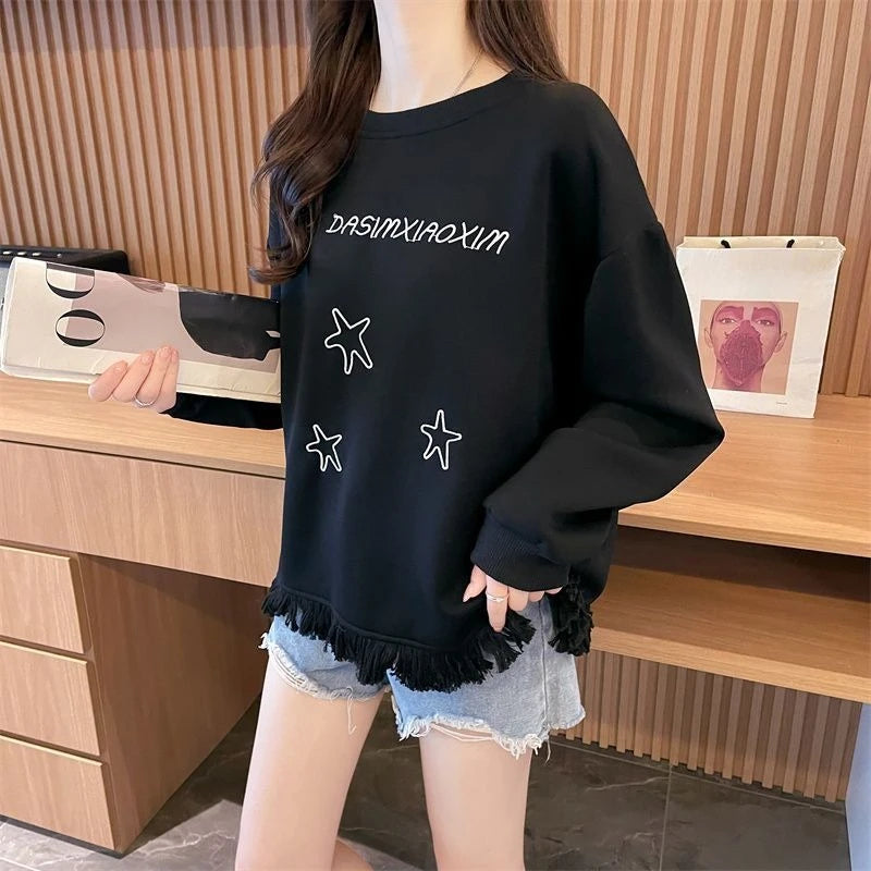 Women’s Sweatshirt Pullover Long Sleeve Casual Soft
