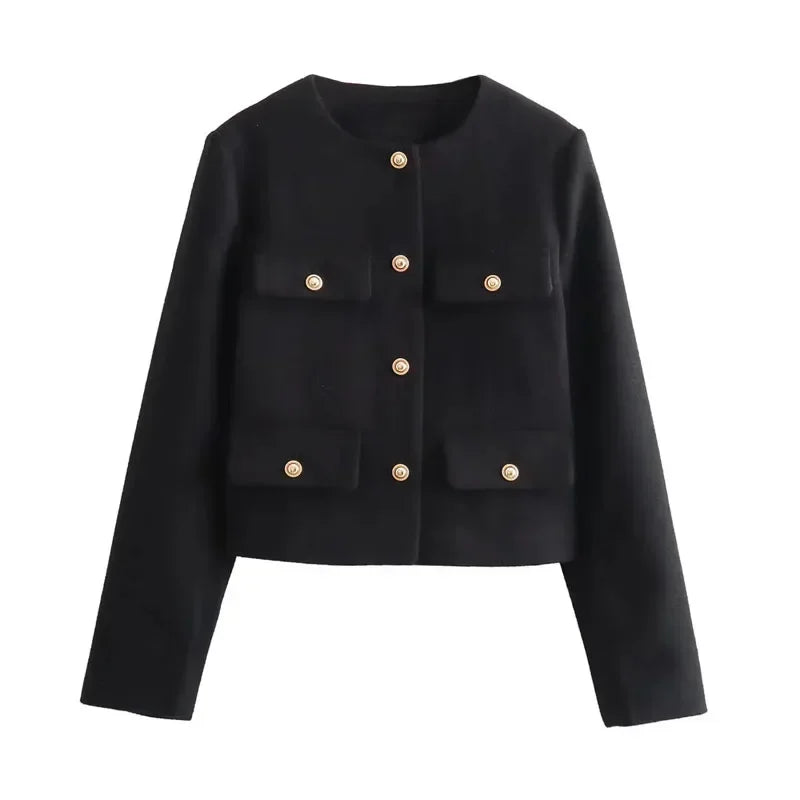 Women’s Jacket Button-Up Casual Lightweight Warm