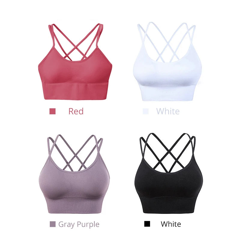Women’s Sports Bra Padded Gym Comfort Supportive