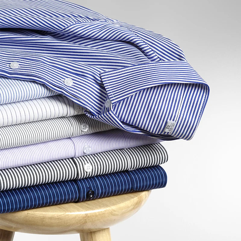 Men’s Shirt Long Sleeve Formal Solid Color