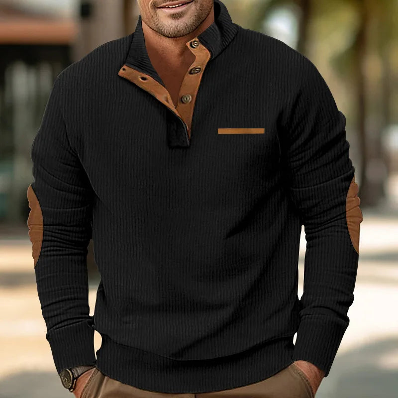 Men’s Hoodie Kangaroo Pocket Long Sleeve Winter Pullover Fleece Poly Blend
