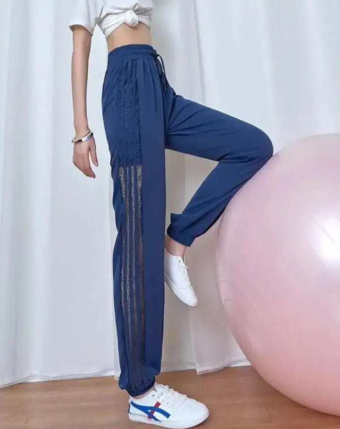 Women’s Joggers Elastic Waist Gym Stretchy Cotton