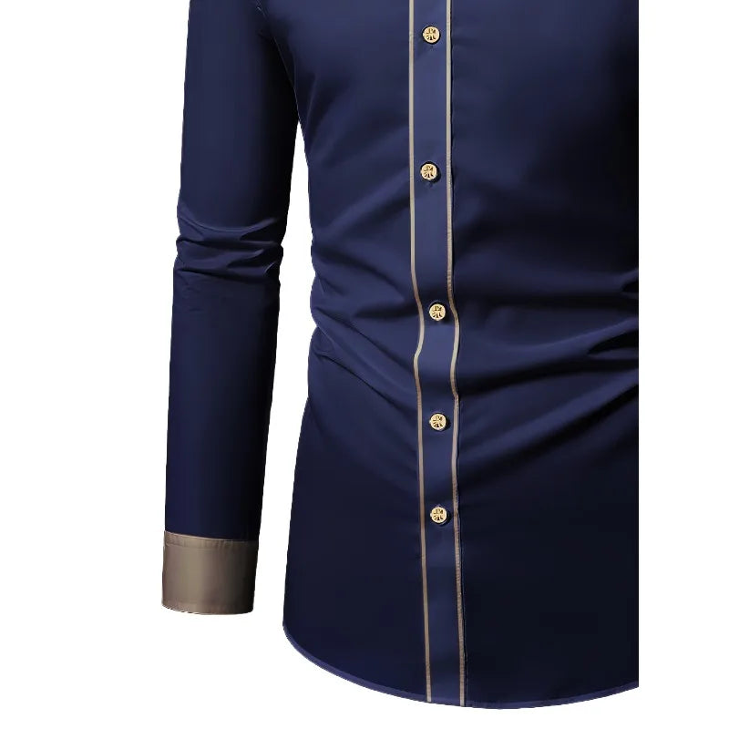 Men’s Shirt Long Sleeve Casual Cotton Comfort Fit