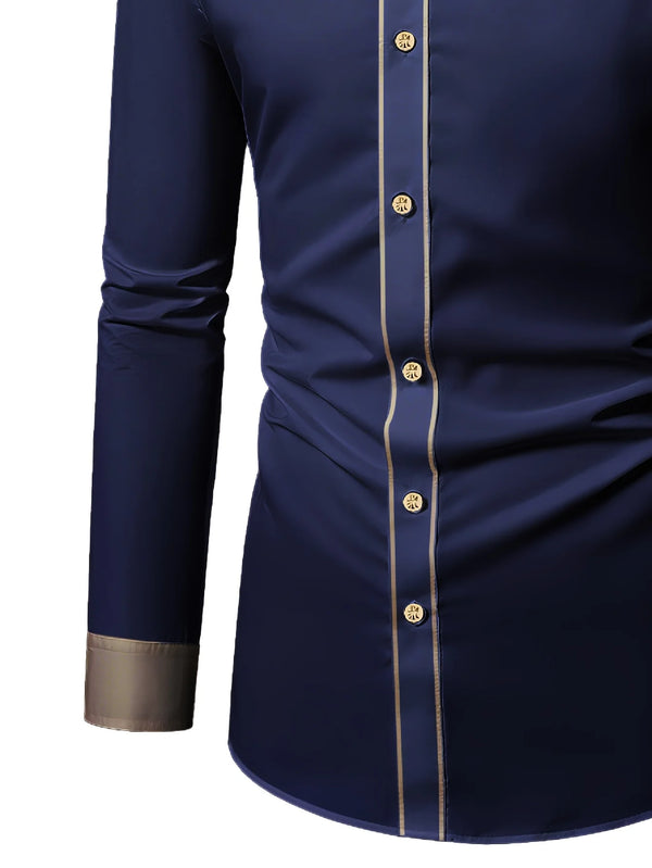 Men’s Shirt Long Sleeve Casual Cotton Comfort Fit