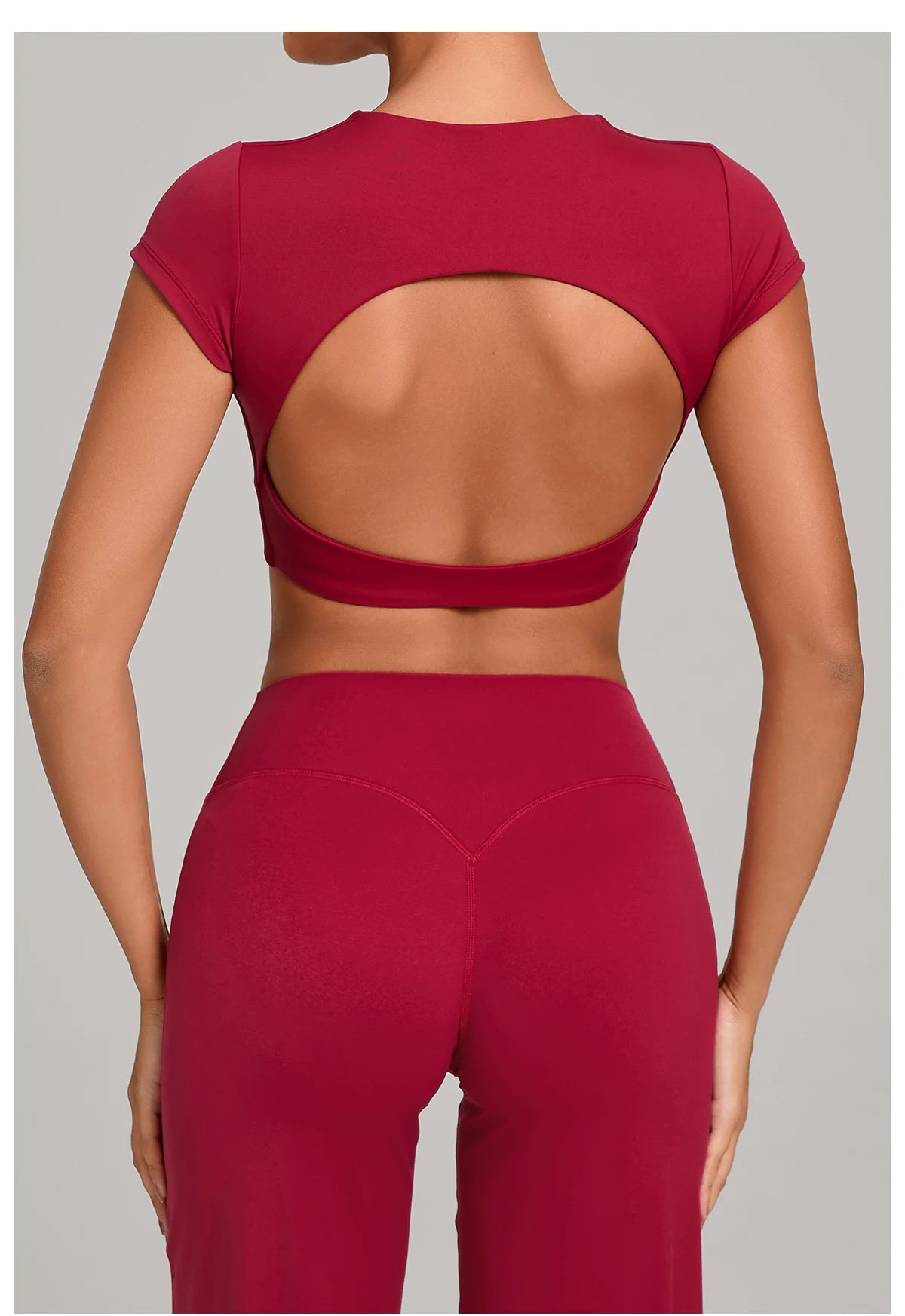 Women’s Gym Top Short Sleeve Breathable Lightweight Athletic