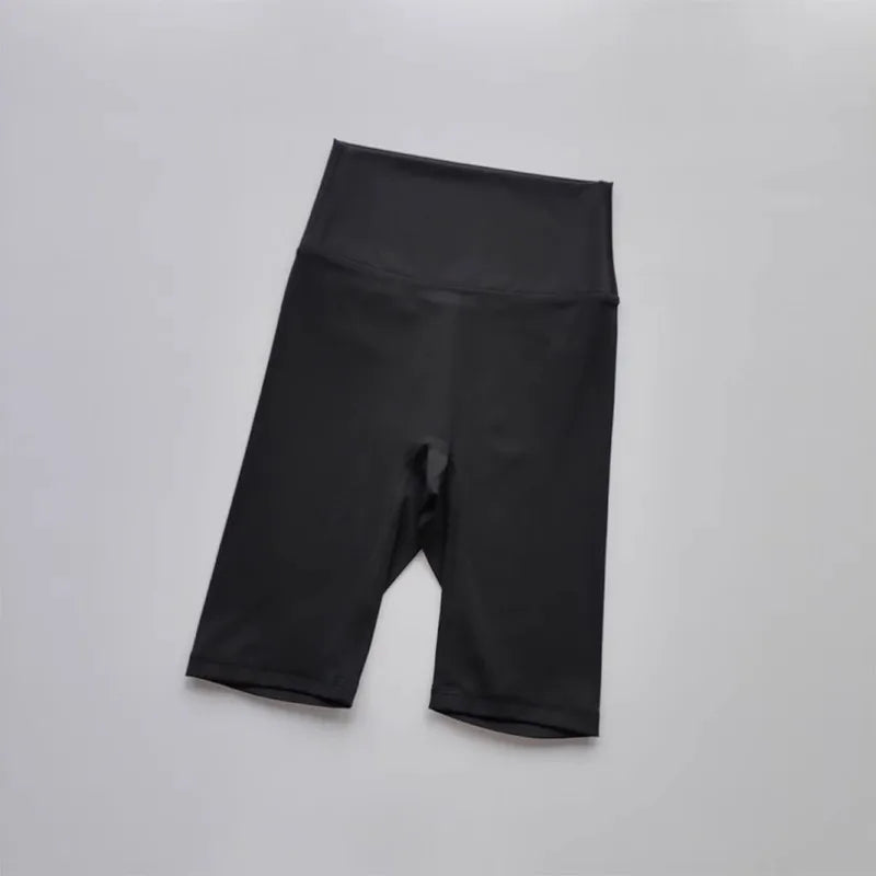 Women’s Shorts High Waist Sporty Solid Color