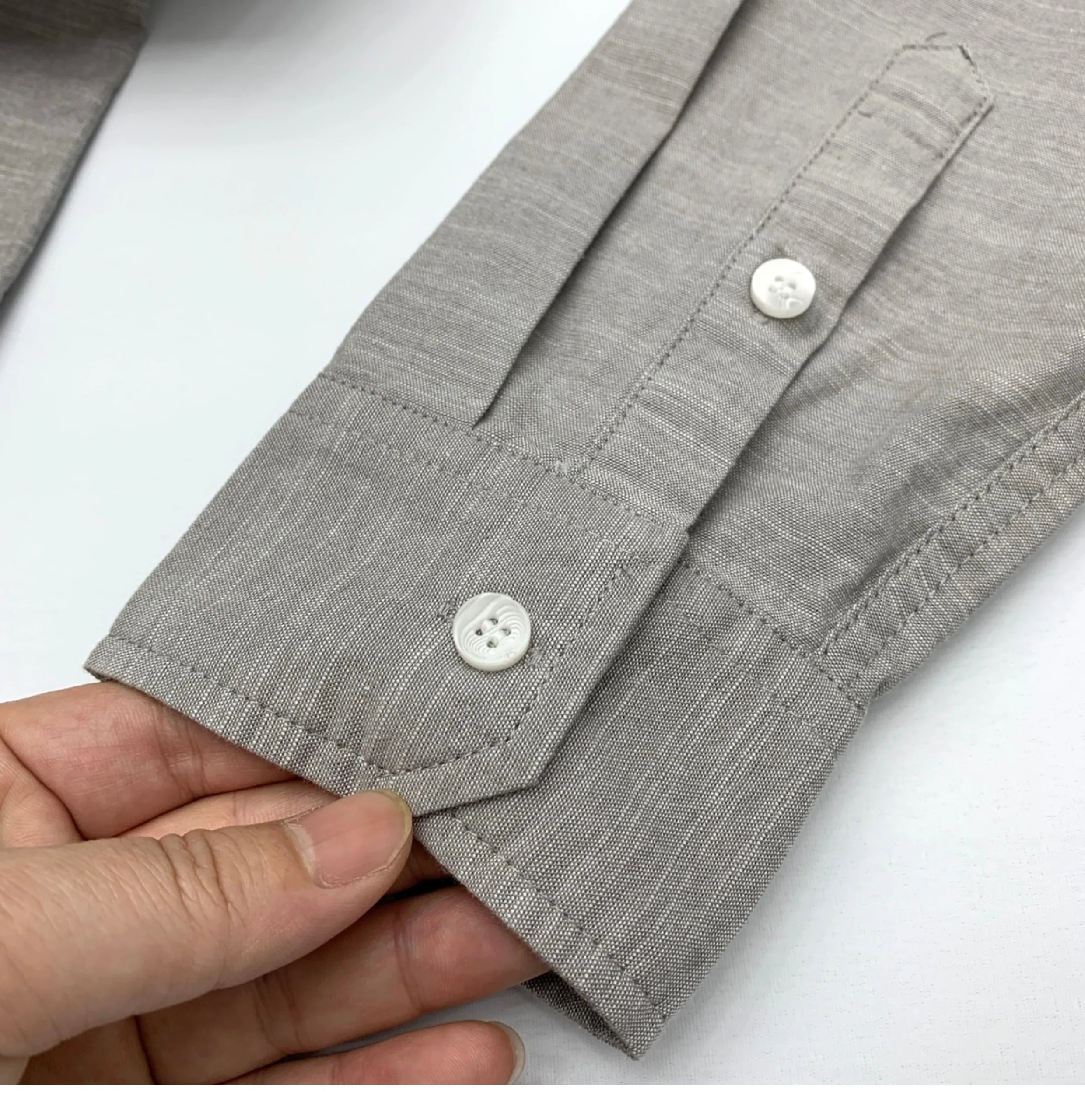 Men’s Shirt Long Sleeve Cotton Casual