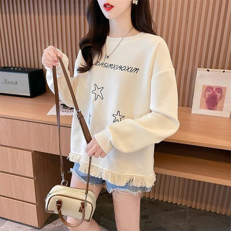Women’s Sweatshirt Pullover Long Sleeve Casual Soft
