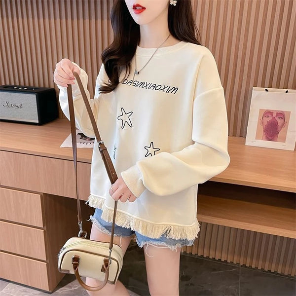 Women’s Sweatshirt Pullover Long Sleeve Casual Soft