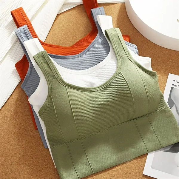 Women’s Sports Bra Push Up Seamless Breathable Gym