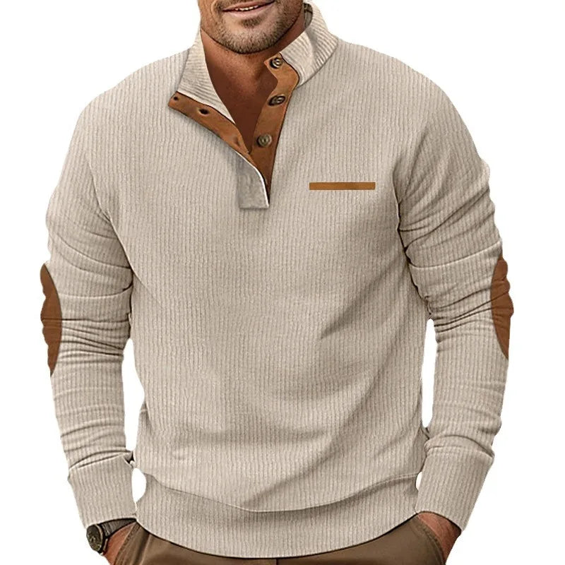 Men’s Hoodie Kangaroo Pocket Long Sleeve Winter Pullover Fleece Poly Blend