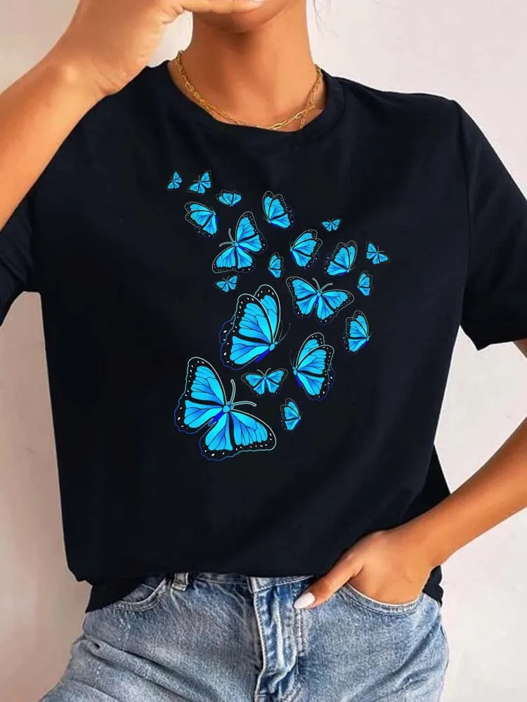 Women’s Top T-Shirt Printed Summer Casual