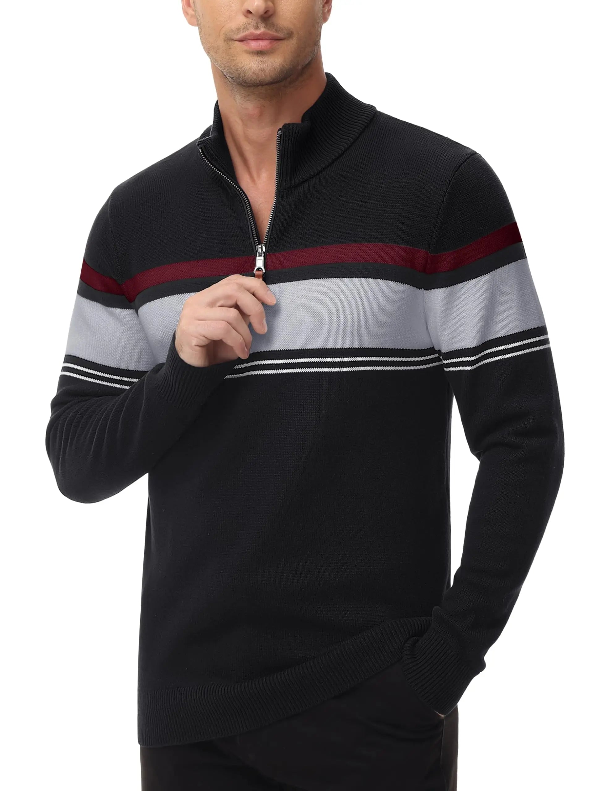 Men’s Sweatshirt Pullover Zip-Up Cotton Warm Autumn Winter