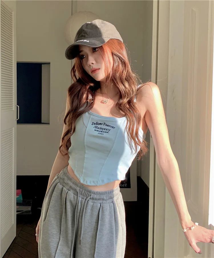 Women’s Top Tank Top Crop Top Casual Summer