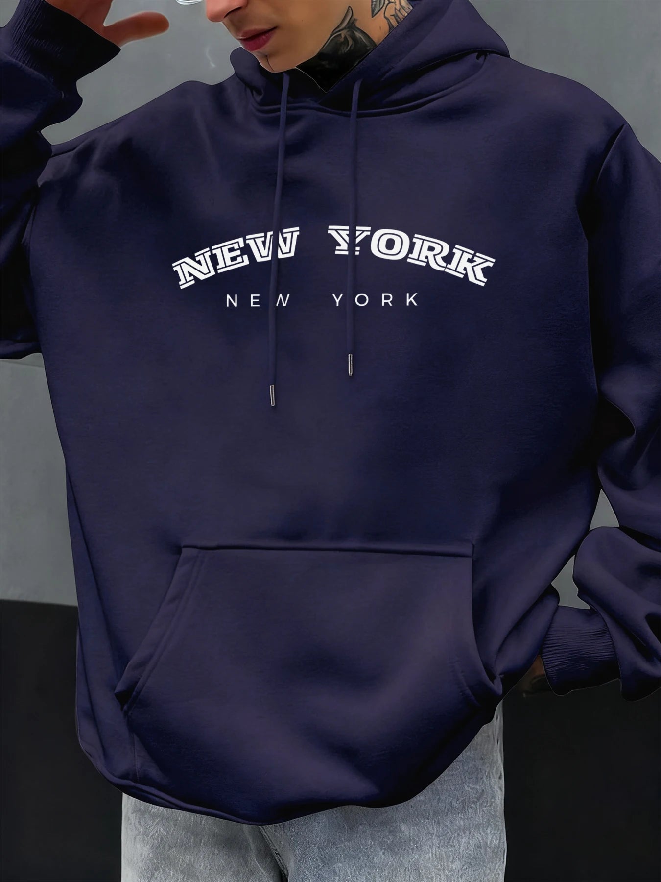 Men’s Hoodie Fleece Soft Warm Casual