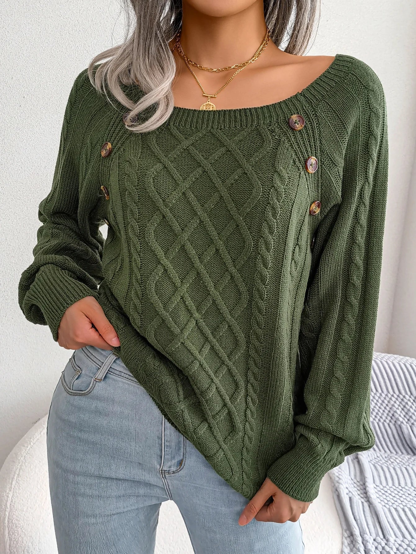 Women’s Top Long Sleeve Casual Stretchy Solid Color