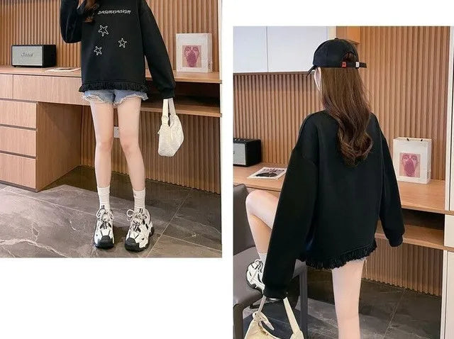 Women’s Sweatshirt Pullover Long Sleeve Casual Soft