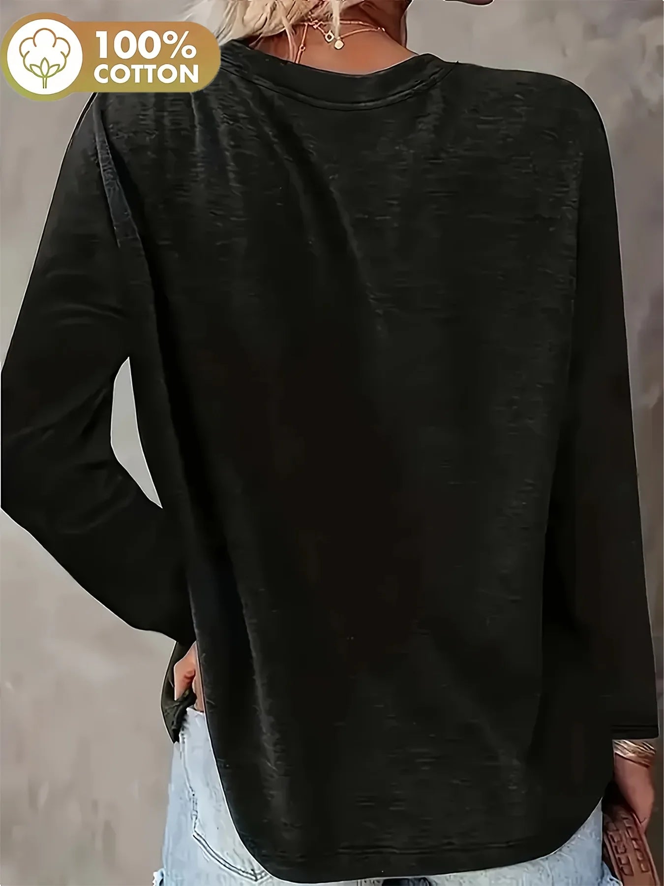 Women’s Sweatshirt Cotton Soft Casual Long Sleeve