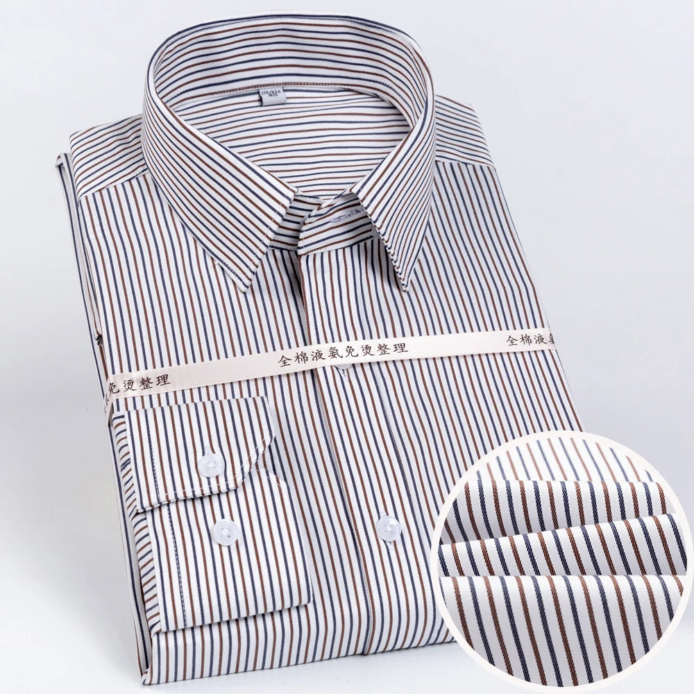 Men’s Shirt Long Sleeve Cotton Casual
