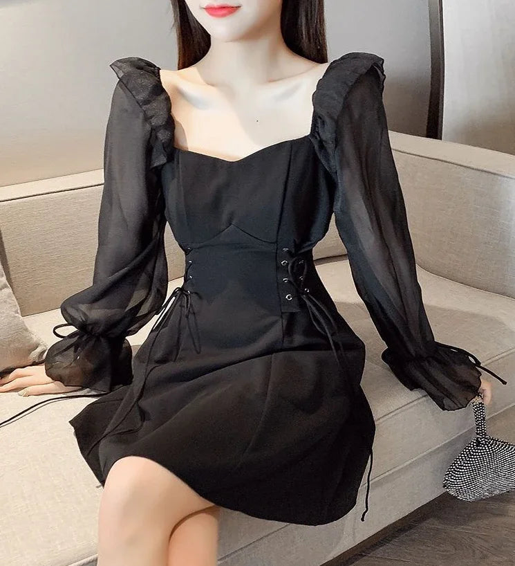 Women’s Dress Chiffon Casual Mini A-Line