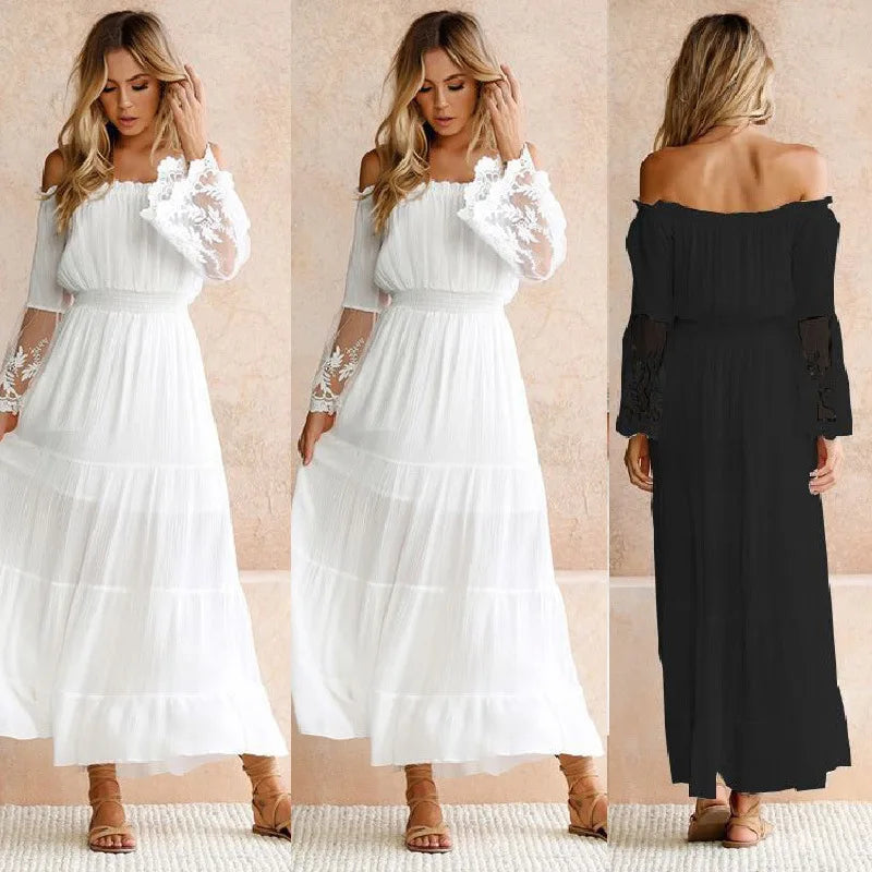Women’s Dress A-Line Summer Solid Color Casual