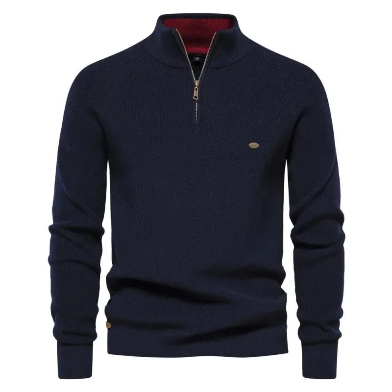 Men’s Sweatshirt Zip-Up Casual Long Sleeve Autumn Winter