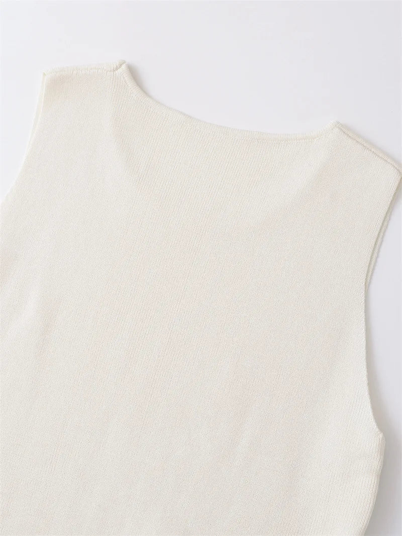 Women’s Top Crop Top Sleeveless Casual