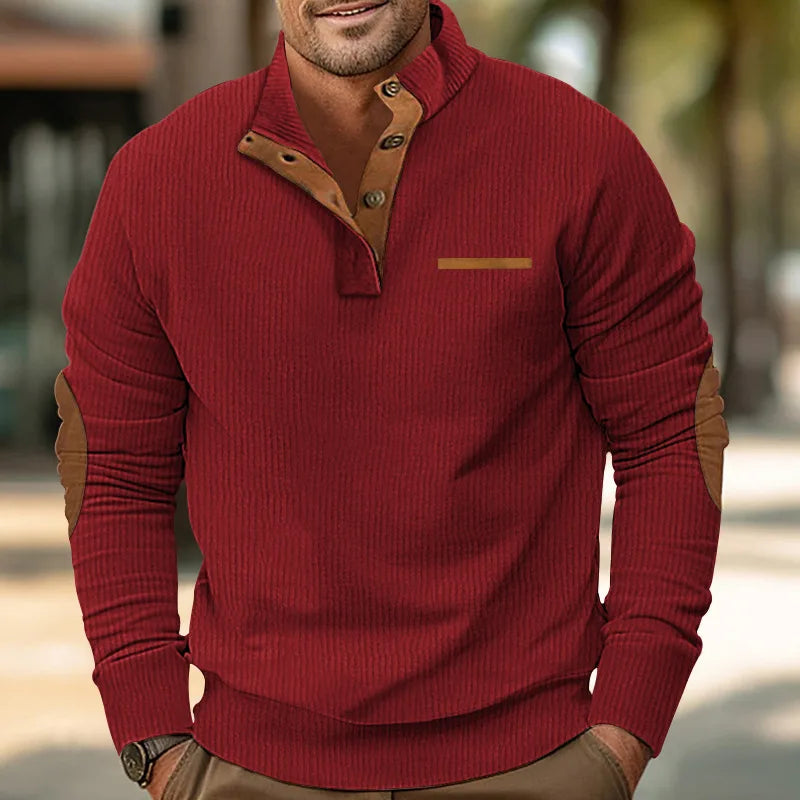 Men’s Hoodie Kangaroo Pocket Long Sleeve Winter Pullover Fleece Poly Blend