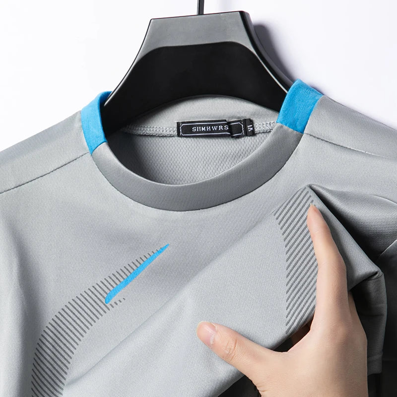 Men’s Polo Shirt Summer Breathable Casual Short Sleeve