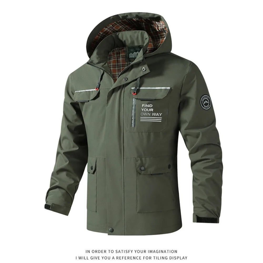 Men’s Jacket Casual Casual Comfort Fit Cotton