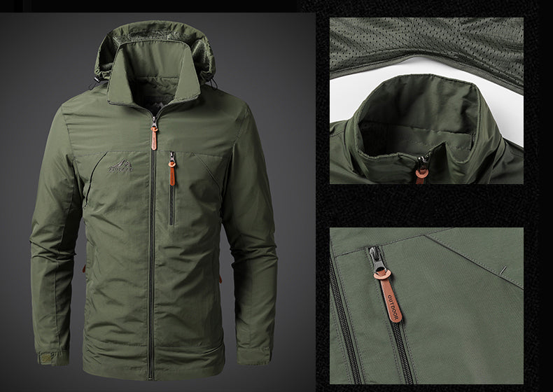 Men’s Jacket Casual Casual Comfort Fit Cotton