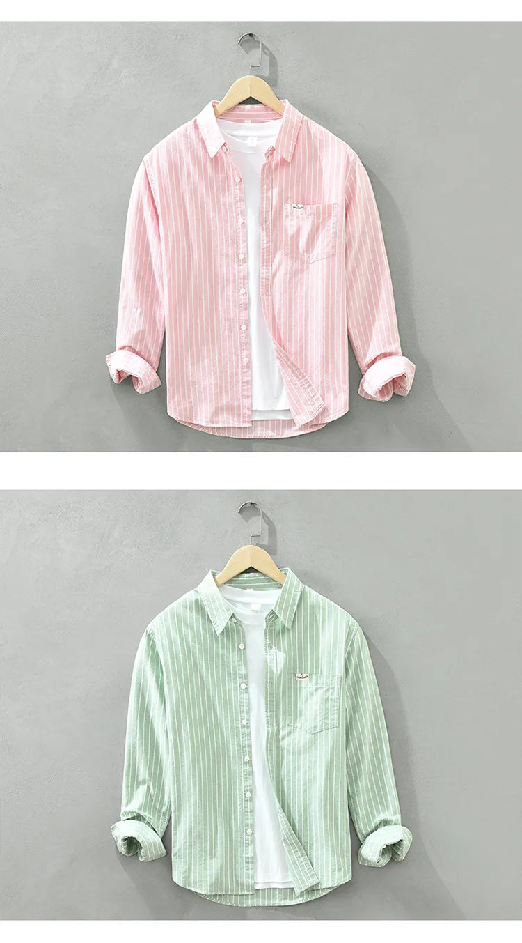 Men’s Shirt Cotton Casual Cotton Comfort Fit