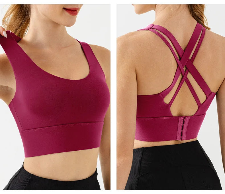 Women’s Sports Bra Gym Comfort Supportive Breathable