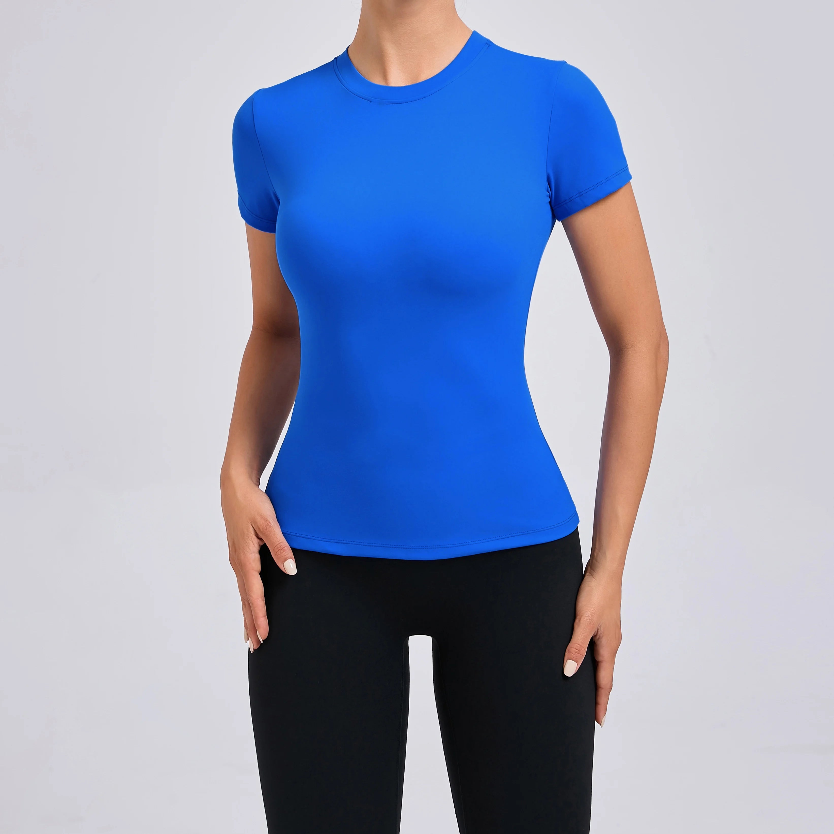 Women’s Gym Top Short Sleeve Moisture Wicking Athletic