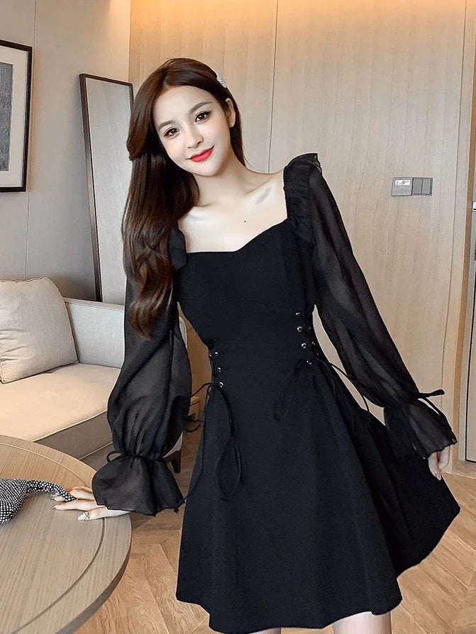 Women’s Dress Chiffon Casual Mini A-Line