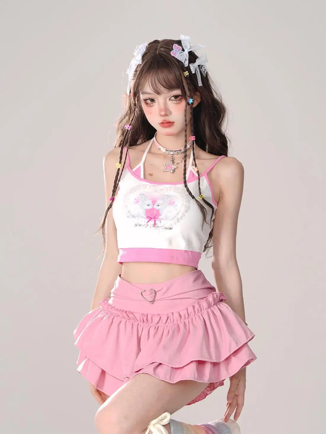 Women’s Skirt High Waist A-Line Summer Casual