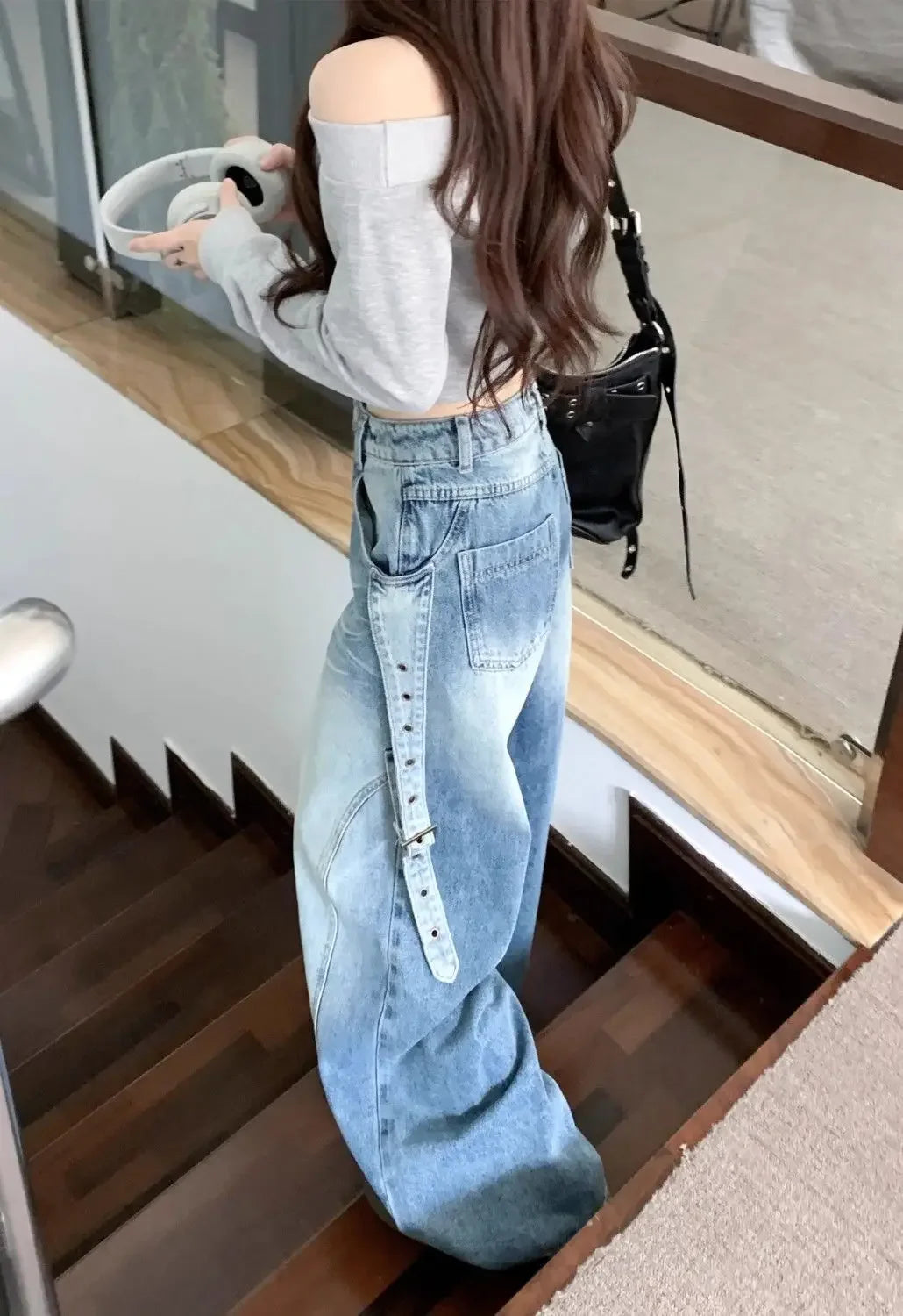 Women’s Jeans High Waist Straight Leg Casual