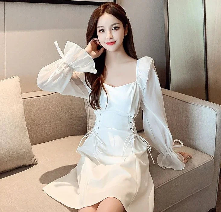 Women’s Dress Chiffon Casual Mini A-Line