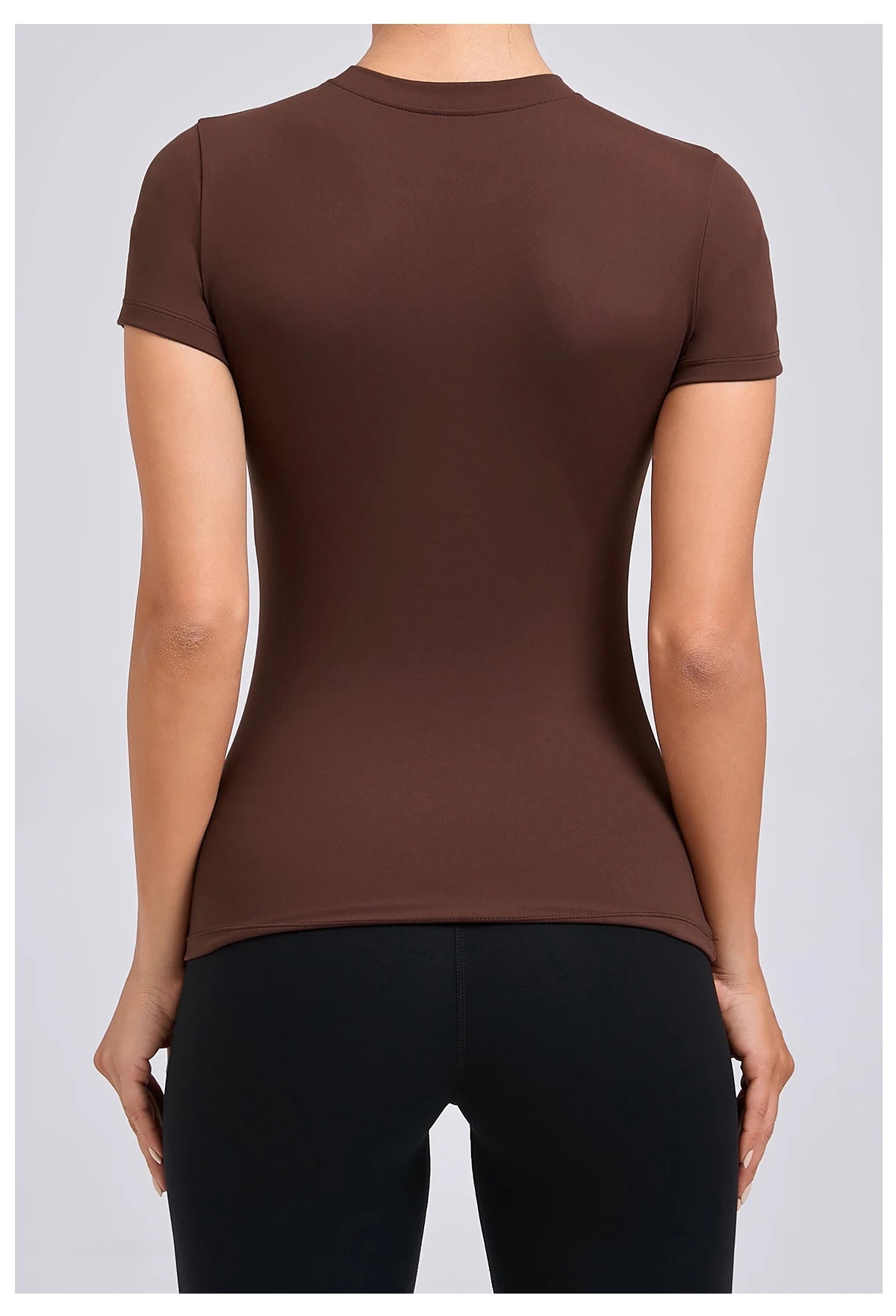 Women’s Gym Top Short Sleeve Moisture Wicking Athletic