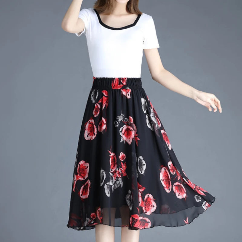Women’s Skirt Midi Casual Summer