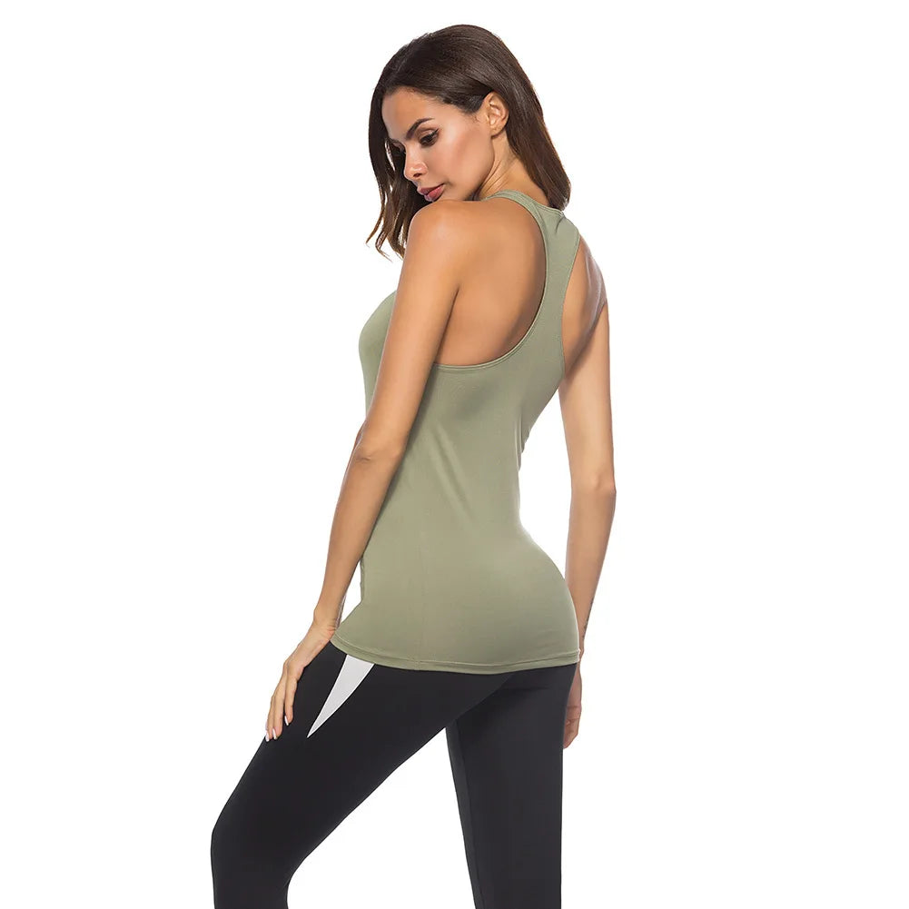 Women’s Gym Top Sleeveless Athletic Breathable Lightweight