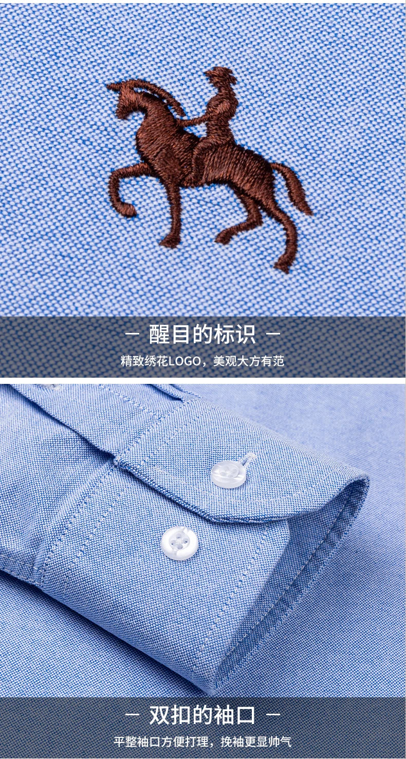 Men’s Shirt Long Sleeve Cotton Casual